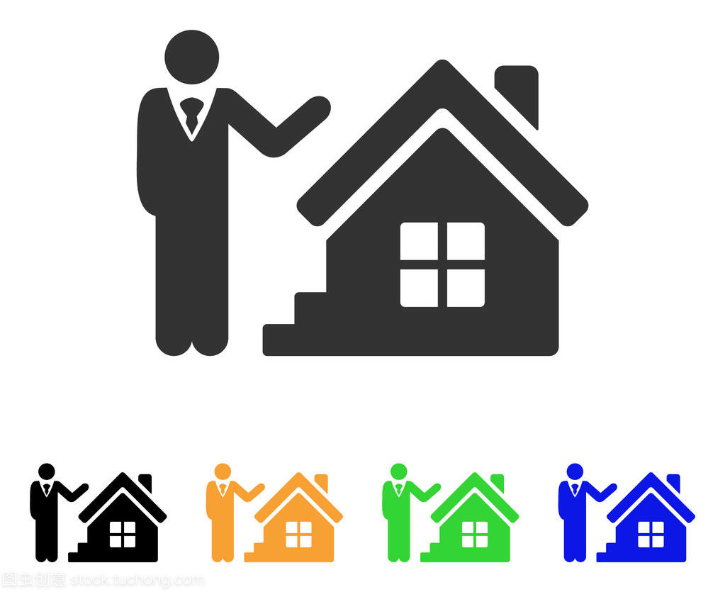 房地产代理与物业管理 矢量图标的设计与应用